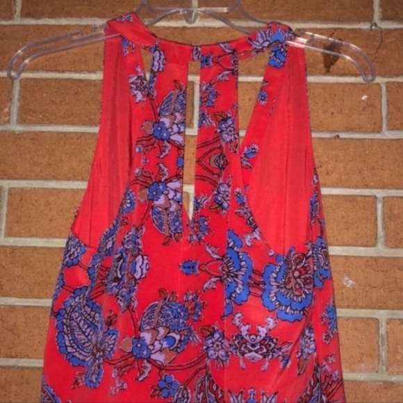 ❣️RORY BECA❣️IRENE T-BACK DRESS WITH SIDE SPLITS XS IN RED - Picture 5 of 9